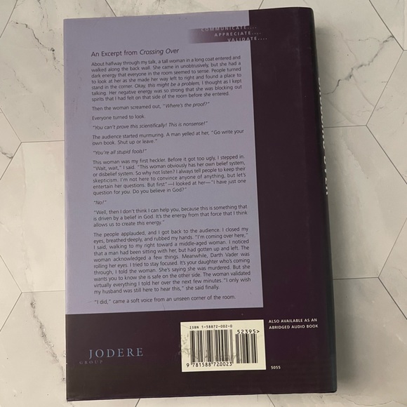 Book - “Crossing Over; The Stories Behind the Stories” - John Edwards - Picture 2 of 2